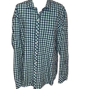 ZACHARY PRELL Mens Button Front Long Sleeve Casual Shirt Size XL